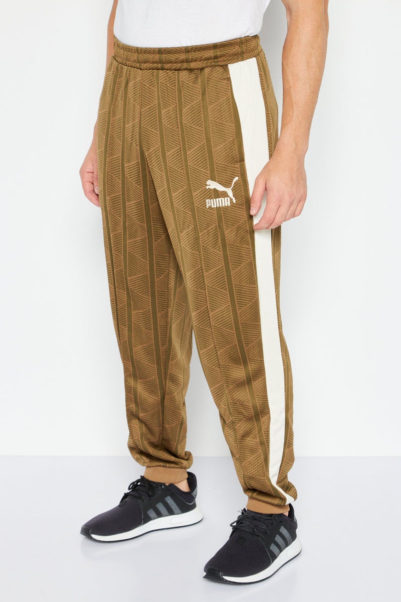 PUMA Men Sportswear Fit Training Sweatpants, Olive Combo - Image 3