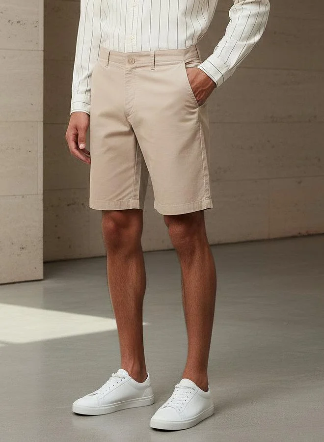 Splash FAV Men Slim Fit Shorts with Cotton Fabric