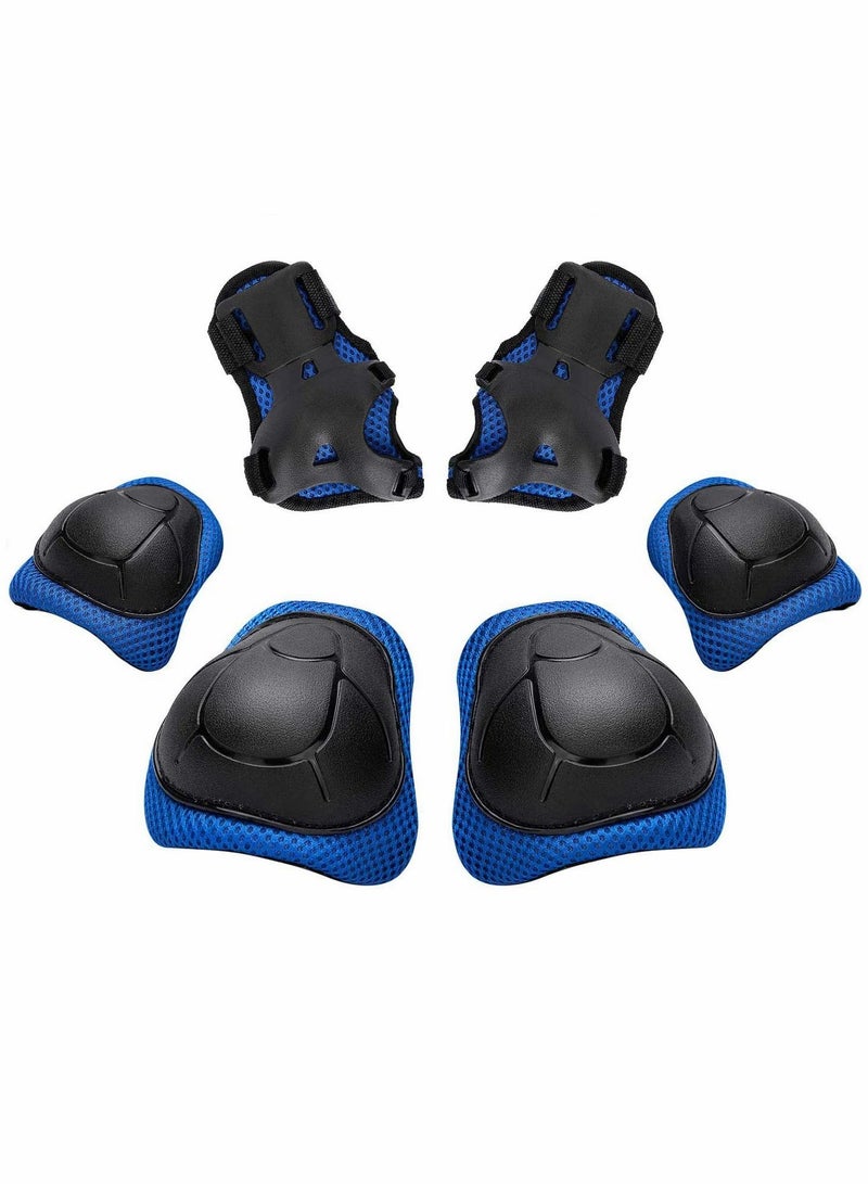 KASTWAVE Kids Knee Pad Elbow Wrist Pads Guards Protective Gear Set for Roller Skates Cycling Bike Skateboard Inline Skatings Scooter Riding Sports, Suitable for Multiple Sports Outdoor Activities - Image 1
