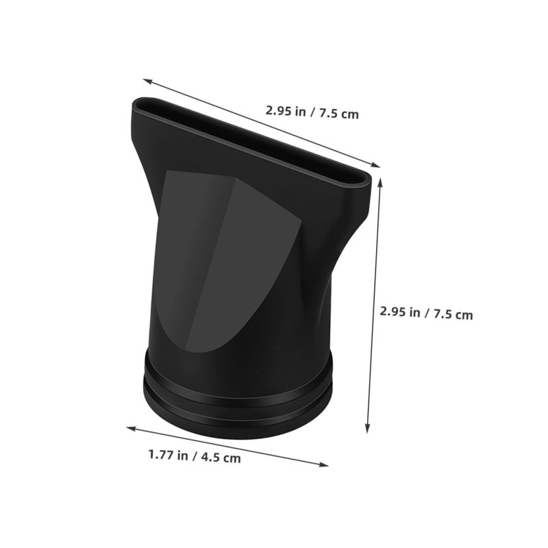 5Pcs Black Plastic Hair Dryer Diffuser Nozzles Easy to Install Accessories - Image 3
