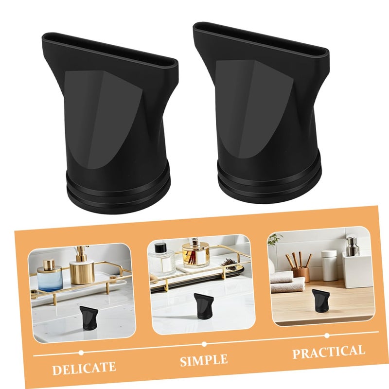 5Pcs Black Plastic Hair Dryer Diffuser Nozzles Easy to Install Accessories - Image 4