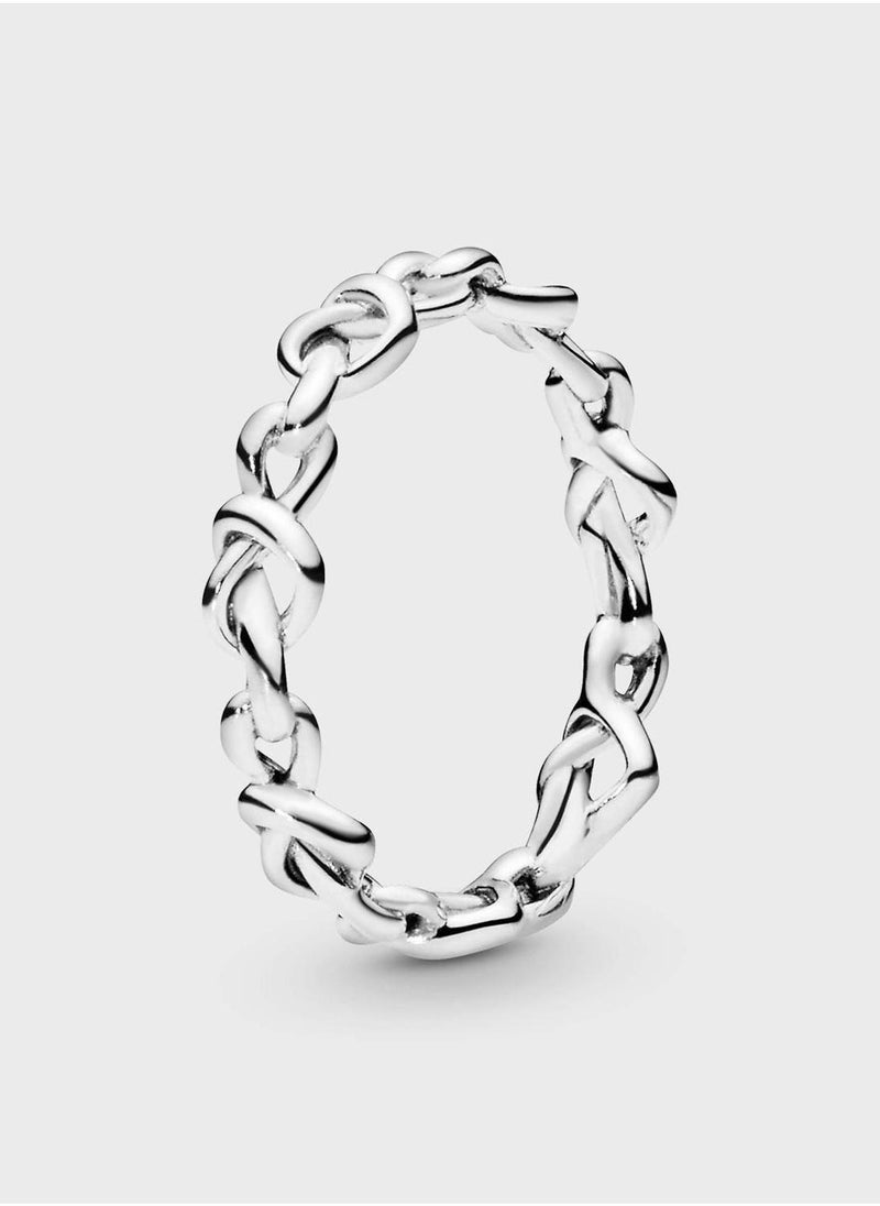 PANDORA Knotted Hearts Ring - Image 1