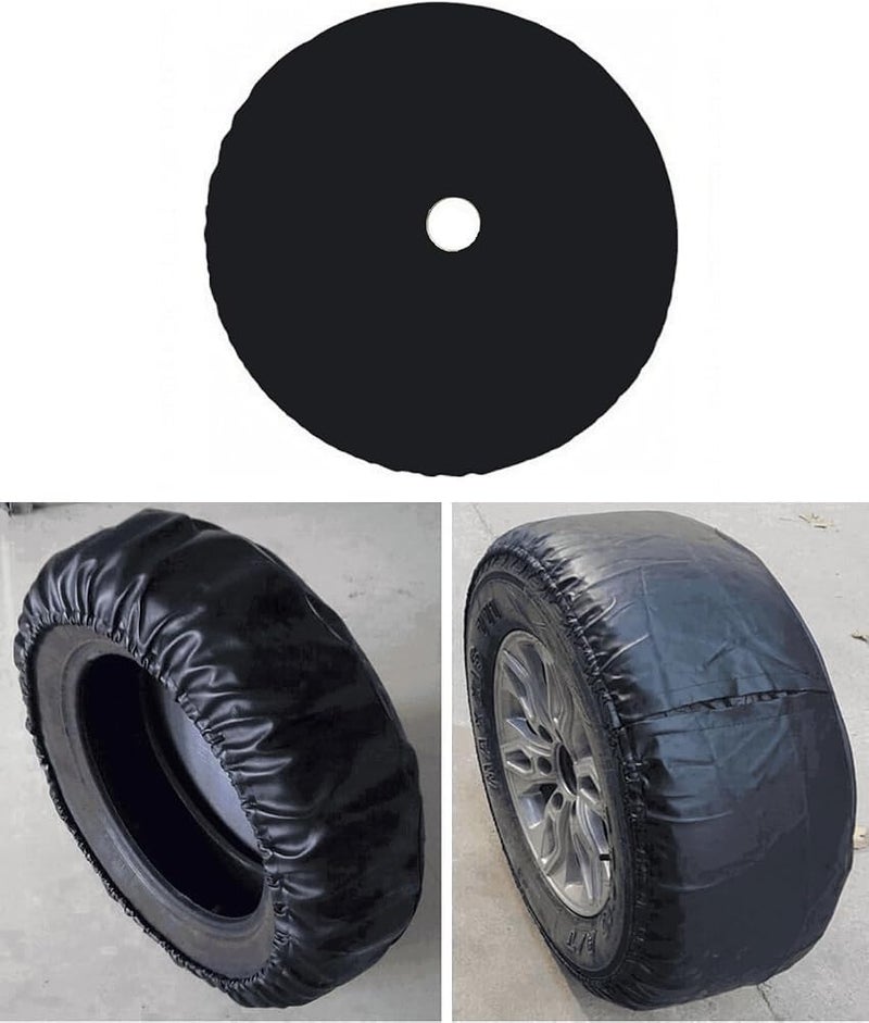 Aolowewin Bald Eagle Spare Tire Cover with Camera Hole for Jeep Wrangler JL, Sport & Sahara, Ford Bronco, Toyota TX SUVs. Tire Cover Protector (XXL: 315/70R17, 315/70R18, 35x12.5-R22) - Image 5