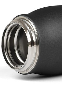 eBasket Stainless steel thermal mug in attractive metallic colors, 550 ml (black)  - Image 2