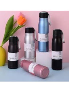 eBasket Stainless steel thermal mug in attractive metallic colors, 550 ml (black)  - Image 4