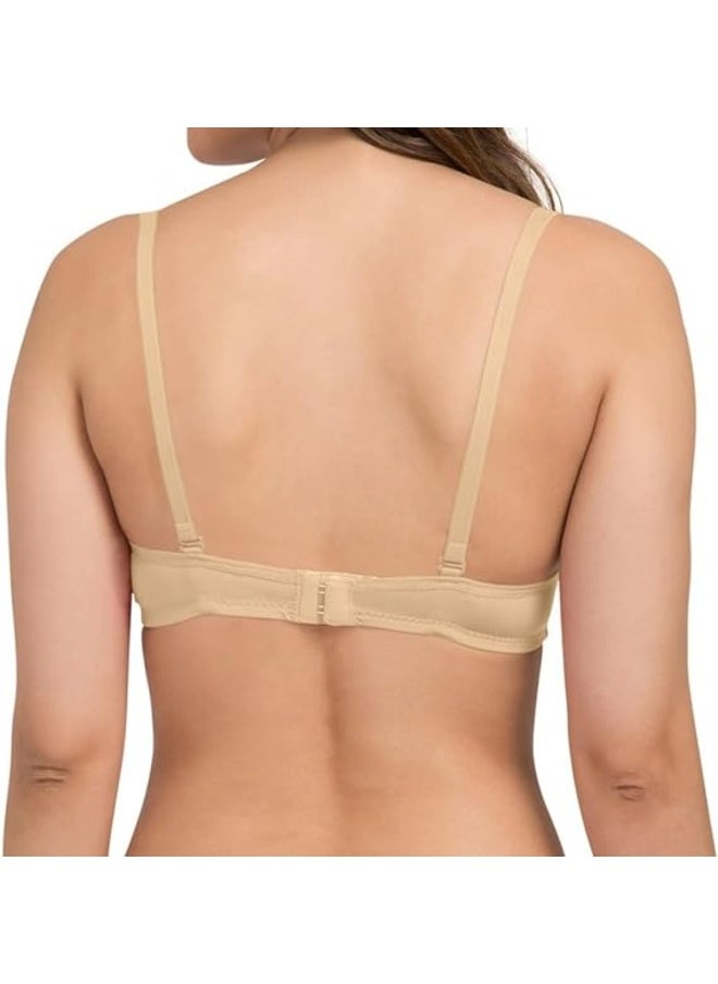 Love Bell - Love Bell Women's Push Up Bra Everyday Padded Bra - Lift bras for ladies Seam less T shirt Bra - Image 1