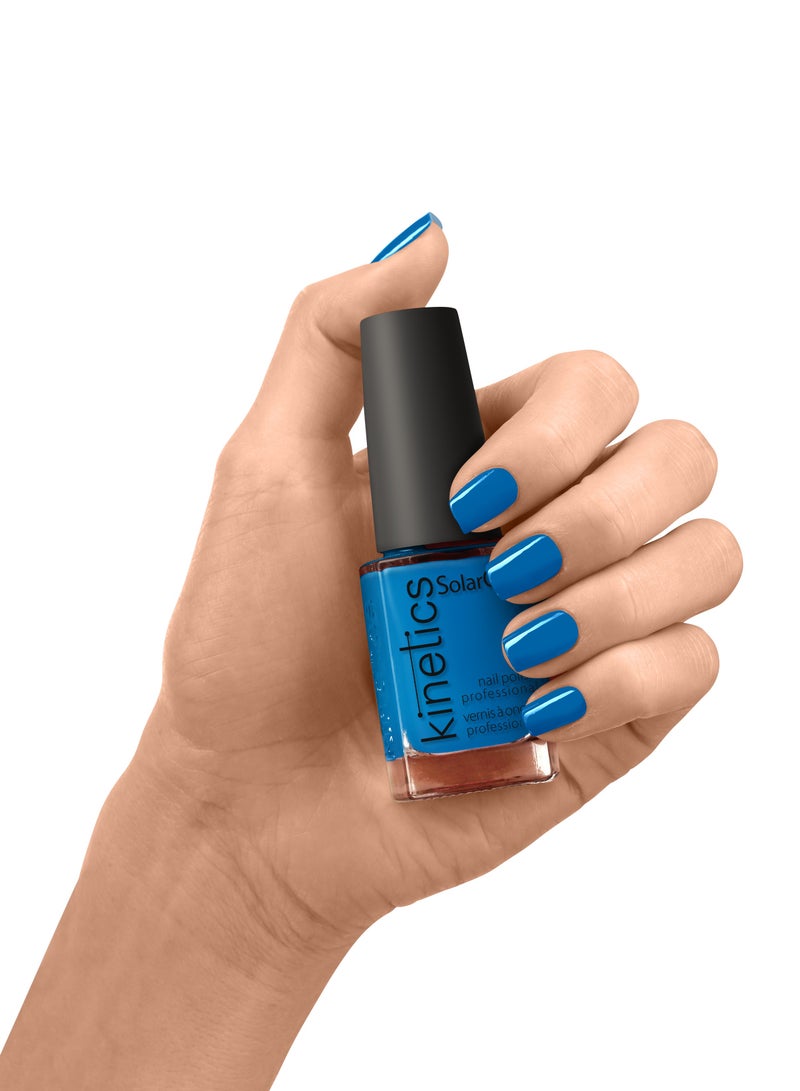 KINETICS SOLARGEL PROFESSIONAL NAIL POLISH 15 ML | #467 BLUE JEANS - Image 2