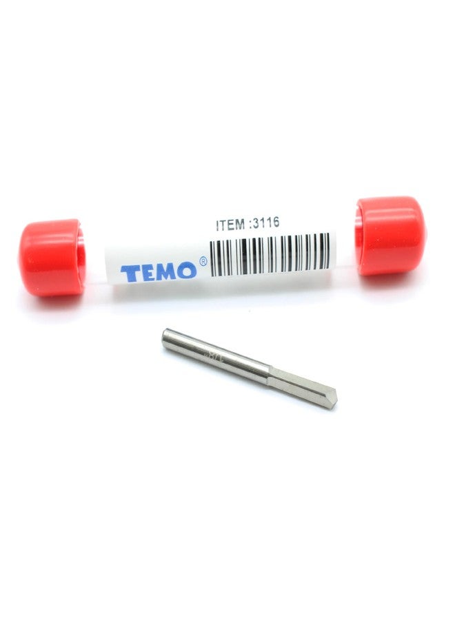TEMO 1/8 Inch Solid Carbide Broken Taps Drill Extractor, Damaged Taps and Bolts Extractor, Easy Out Stripped Bolt Remover - Image 2