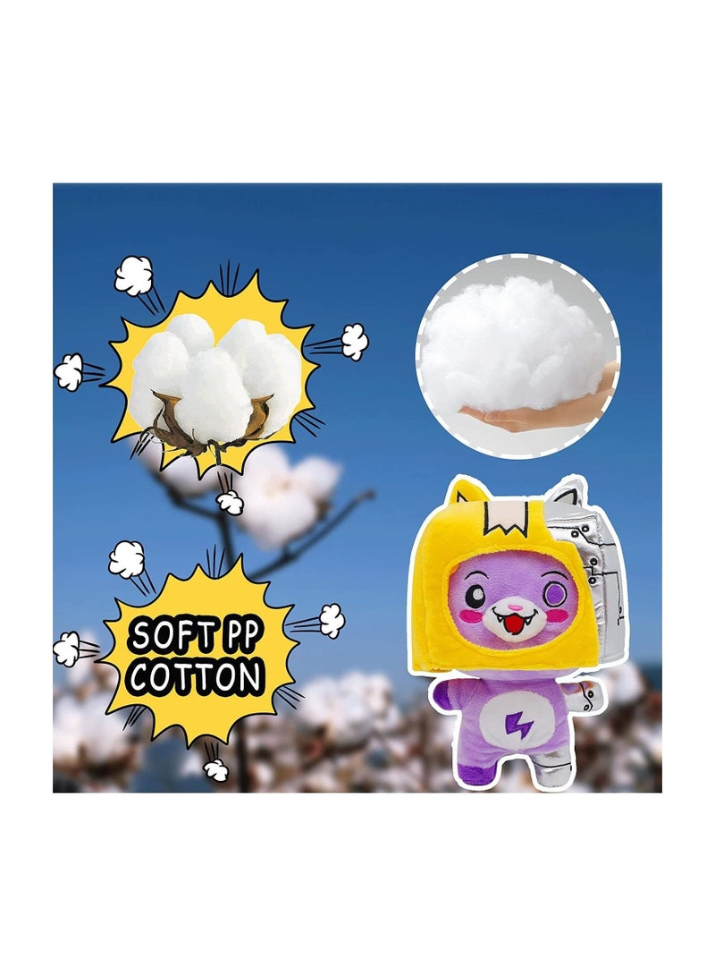 Soft Stuffed Plush Anime Lanky Toys Detachable Cute Robot Doll with LED Light Mechanical Doll Best Gift for Kids and Fans - Image 4