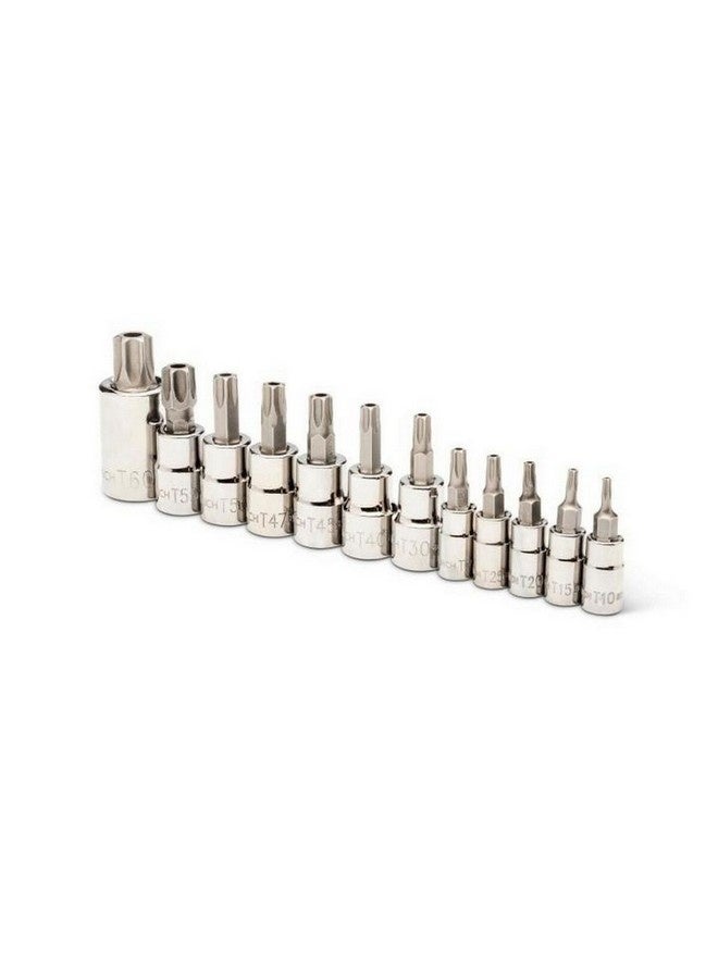 GearWrench 12-Piece Tamper Proof Torx Bit Socket Set Silver 2.5 x 4 x 35 cm 87192 - Image 2