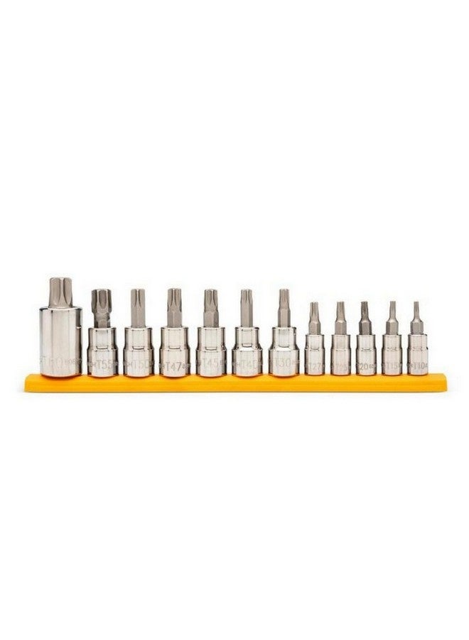 GearWrench 12-Piece Tamper Proof Torx Bit Socket Set Silver 2.5 x 4 x 35 cm 87192 - Image 1
