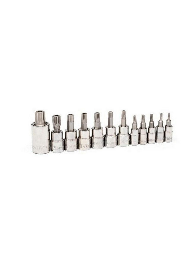 GearWrench 12-Piece Tamper Proof Torx Bit Socket Set Silver 2.5 x 4 x 35 cm 87192 - Image 3