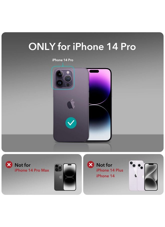 اي اس ار جراب ESR لهاتف iPhone 14 Pro، متوافق مع MagSafe، مقاوم للخدش، رفيع ونحيف، حماية كلاسيكية من الصدمات بدرجة عسكرية، TPU، غطاء خلفي مغناطيسي، شفاف بنفسجي  - Image 2