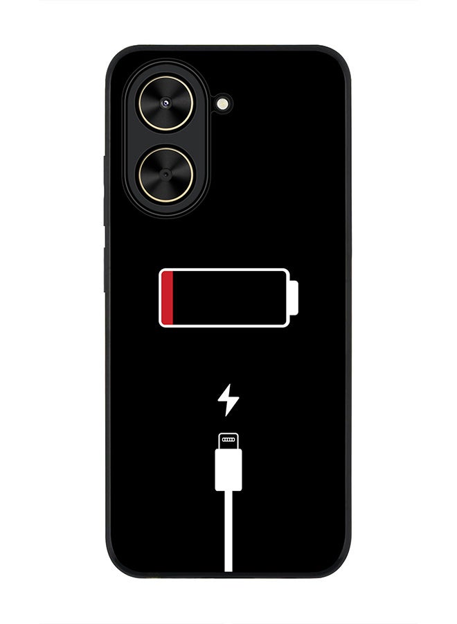 Stylizedd For Xiaomi Poco C71 / Redmi A5 4G Case,Slim fit Camera Protection, Shockproof Thin Phone cover  - Battery Empty