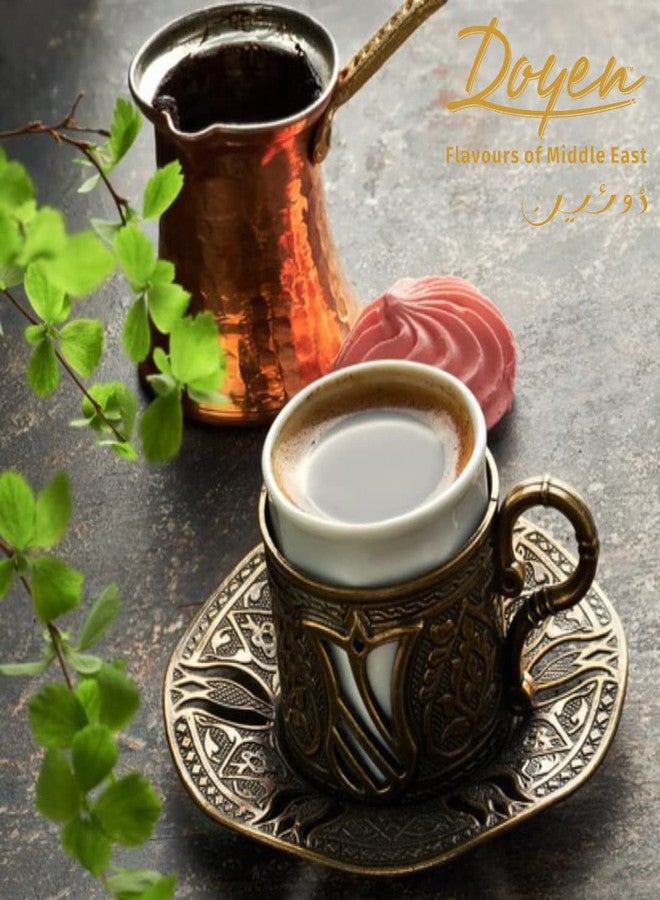 Doyen Premium Turkish Coffee - 100g | Pure coffee with no spices | Luxury Turkish Blend | Finest 100% Arabica Medium Dark Roast - Image 3