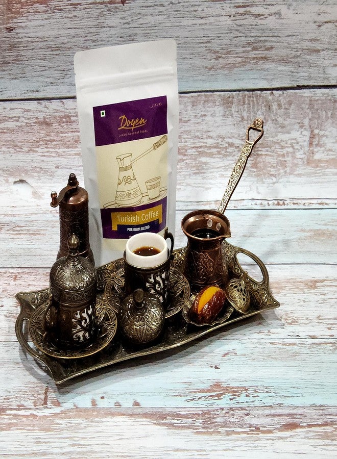 Doyen Premium Turkish Coffee - 100g | Pure coffee with no spices | Luxury Turkish Blend | Finest 100% Arabica Medium Dark Roast - Image 2
