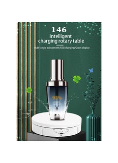 Generic 360° Electric Rotating Turntable USB Charging Rotating Display Stand 3 Speed Adjustable for Photography Display Jewelry Watch Collectibles  - Image 2