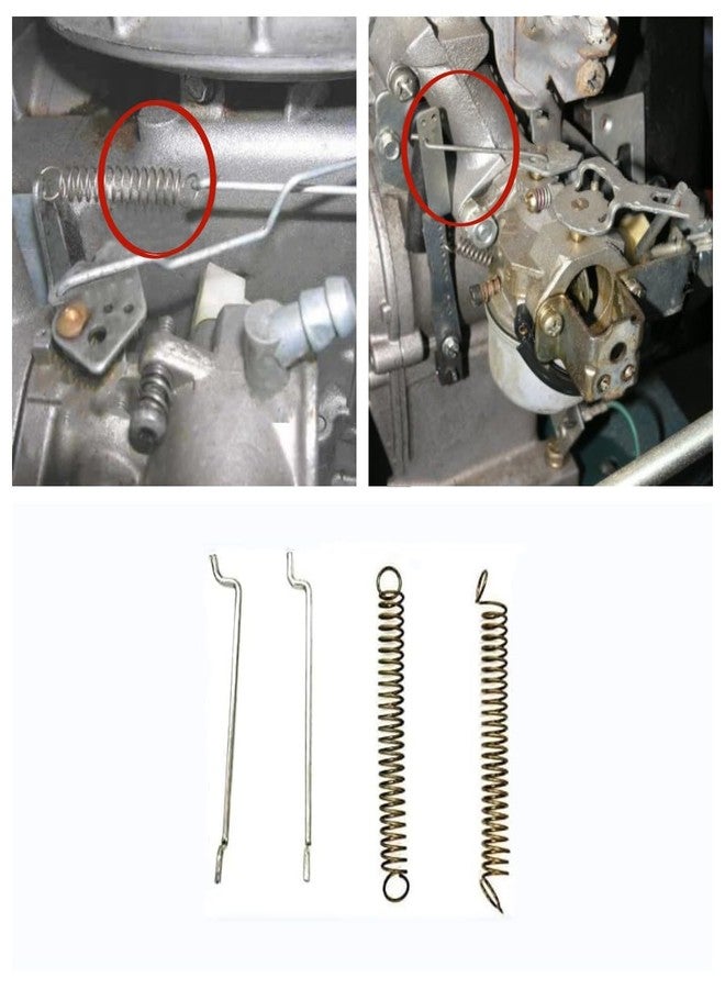 Dgdhf Replacement Governor Speed Control Spring & Speed Lever Fits Tecumseh Engine 32698 Governor Link & 31426 Spring Combo (Set of 2) - Image 2
