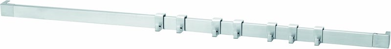 Brabantia Wall Rail System with Seven Movable Hooks, 60 cm - Image 1