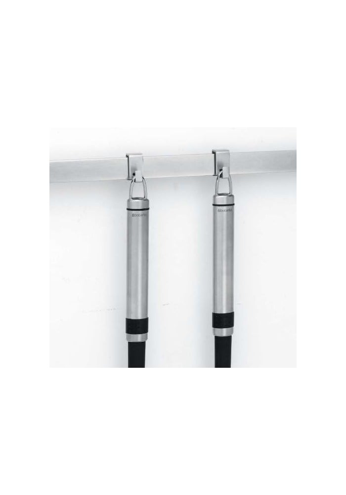 Brabantia Wall Rail System with Seven Movable Hooks, 60 cm - Image 4