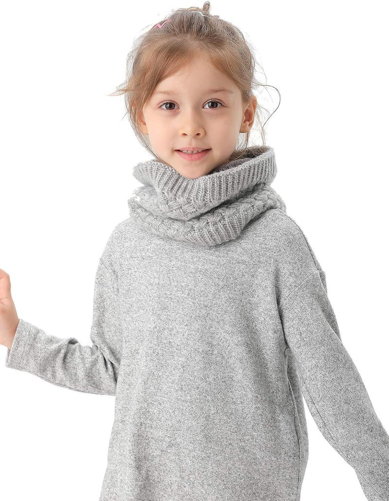 EPEIUS Kids Winter Scarf,Polar Fleece Neck Warmer for Boys & Girls,Soft Thermal Infinity Scarf for Cold Weather Outdoor - Image 4