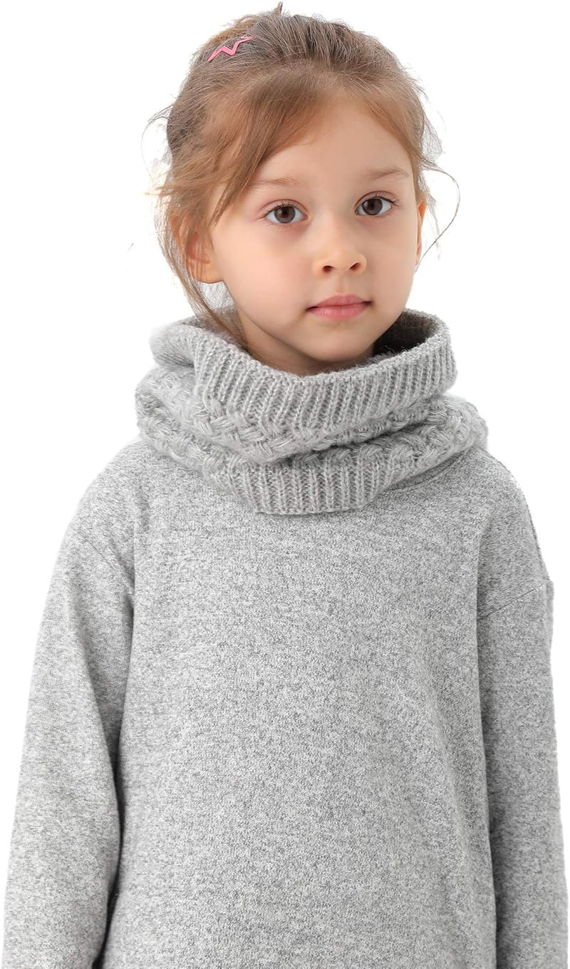 EPEIUS Kids Winter Scarf,Polar Fleece Neck Warmer for Boys & Girls,Soft Thermal Infinity Scarf for Cold Weather Outdoor - Image 3