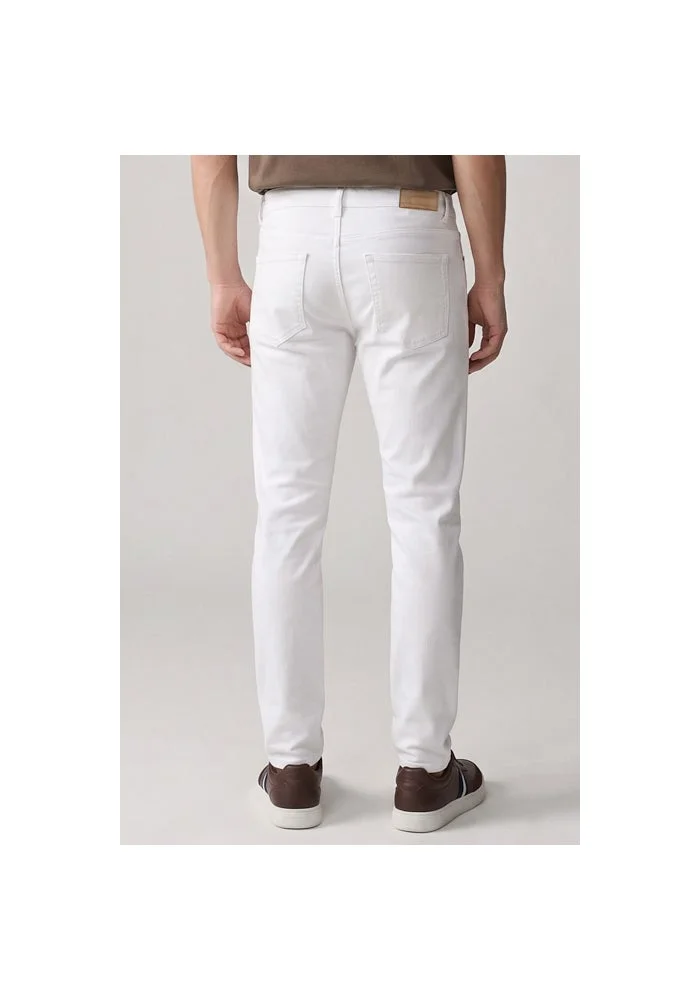 R&b  Solid Skinny Fit Jeans with Button Closure for Men | Best Price UAE
