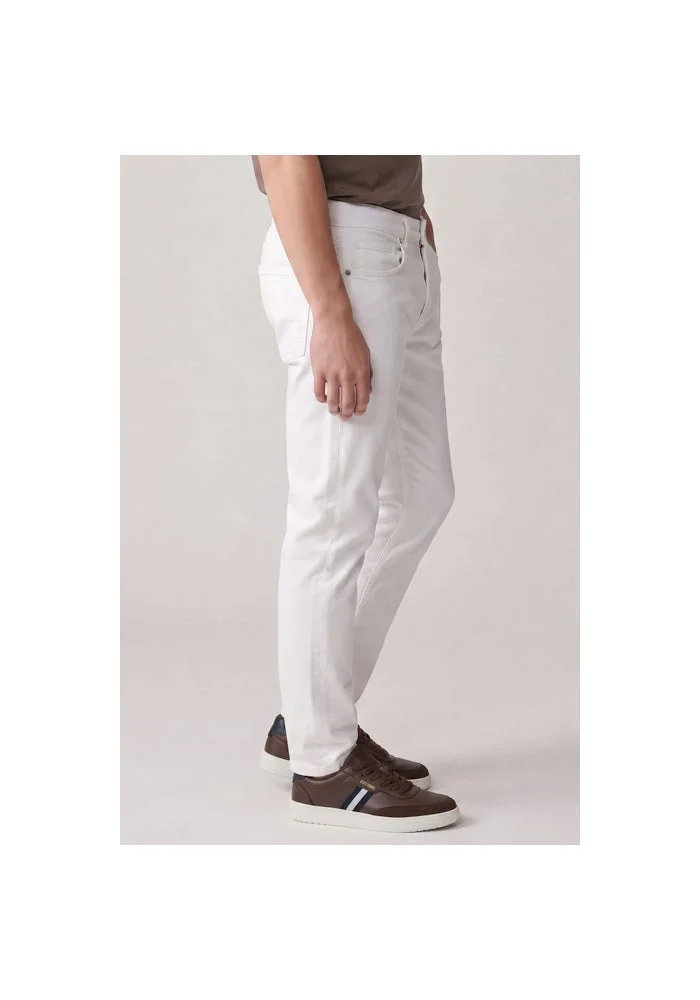 R&b  Solid Skinny Fit Jeans with Button Closure for Men | Best Price UAE