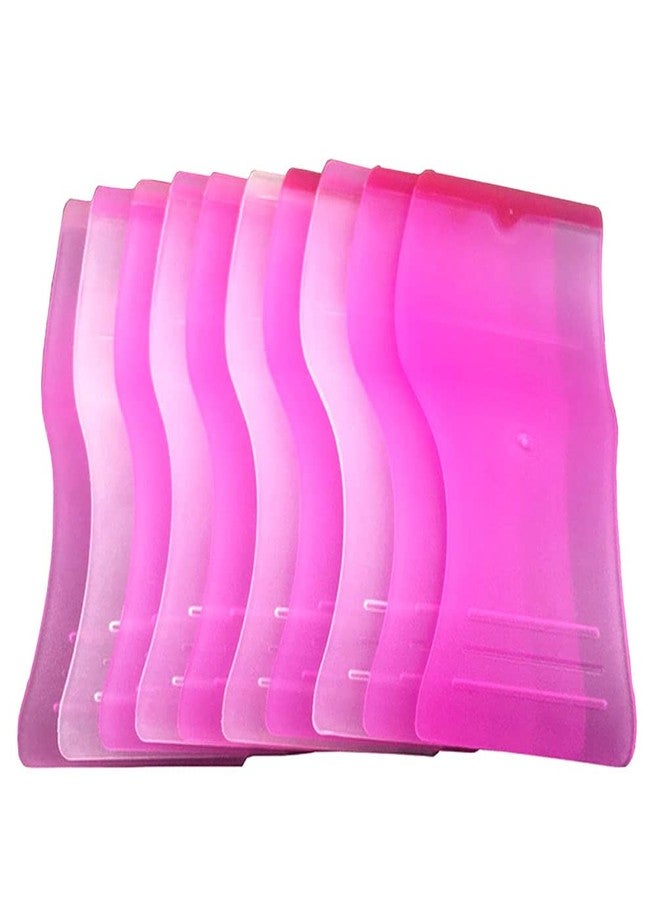 Teensery 12 Pcs Hair Wax Cleansing Spatulas Plastic S-Shaped Makeup Cosmetic Mask Scraper Waxing Applicator Beauty Tools, Random Color - Image 1