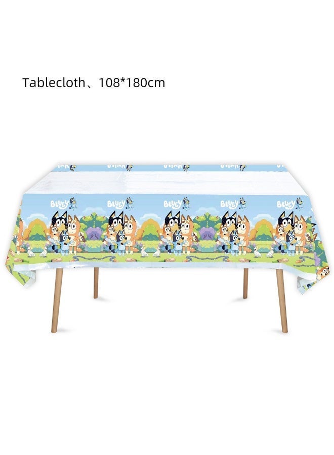 Party 62-piece birthday party supplies, party decorations, disposable tableware - Image 3