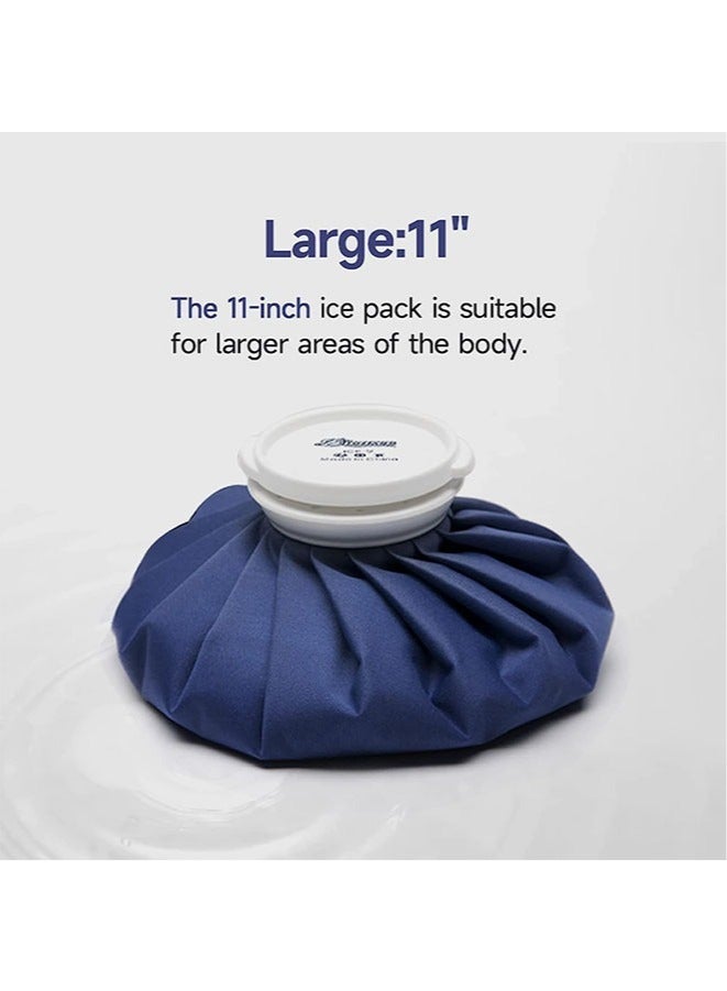 Generic Ice Pack for Injuries Reusable, Ice Bags Hot Water Bag for Hot  Cold Therapy and Pain Relief with Cover, No-Leak Elastic Breathable Ice Bag, Size 11  - Image 2