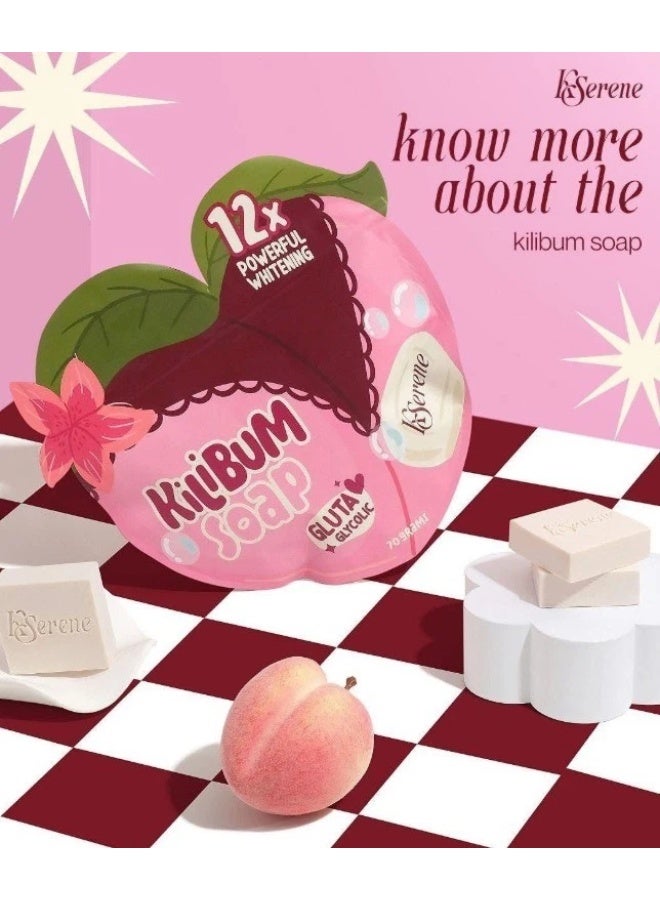 Kelly Bom Gluta Glycolic Soap x 3 Pieces