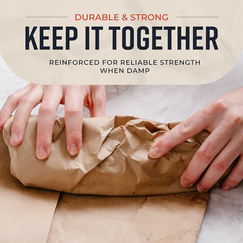 Bryco Goods 24 Inch x 175 Feet, Brown Butcher Paper Roll, Unbleached, Uncoated, Unwaxed, Food-Grade, Wide Kraft Paper for BBQ, Smoking, Grilling, Wrapping Meat, Table Covering - USA Made - Image 5