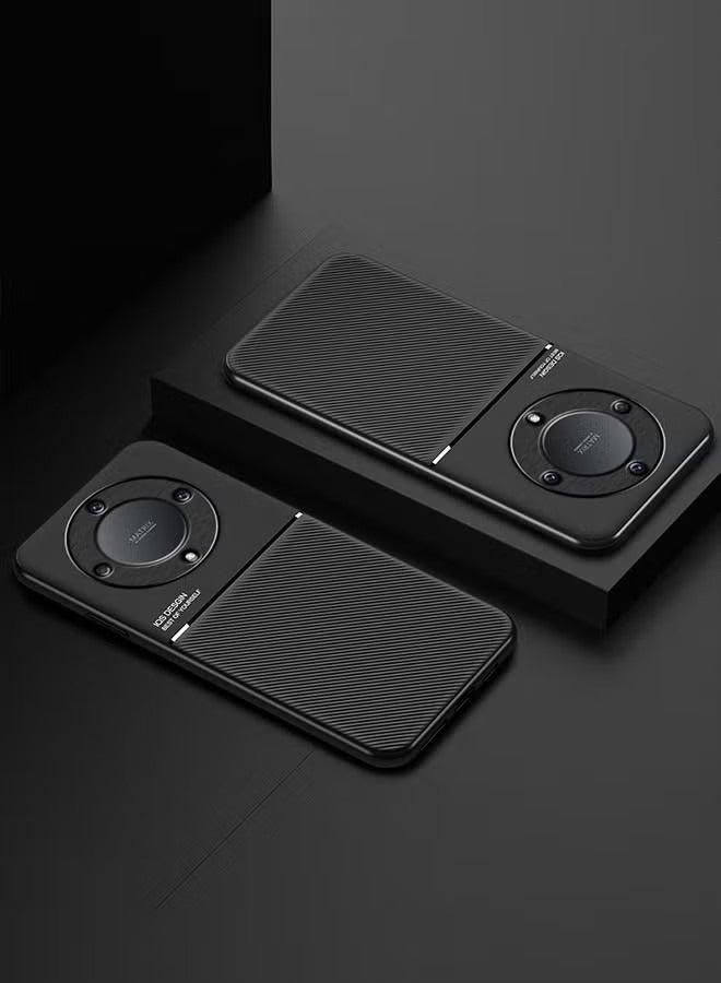 Protective Case Cover For Honor X9a  Case, Drop Protection Back Case, Shockproof Silcone Phone Case , Anti Scratch Luxury Case,Magnetic Scrub Case  for Honor X9a 5G Black - Image 5