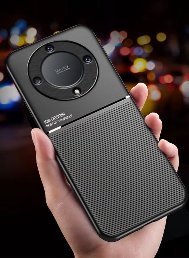 Protective Case Cover For Honor X9a  Case, Drop Protection Back Case, Shockproof Silcone Phone Case , Anti Scratch Luxury Case,Magnetic Scrub Case  for Honor X9a 5G Black - Image 2