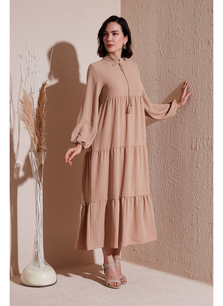 Modest Regular Fit High Collar Long Dress Women's Dress 611EL545 - pzsku/Z8584E033A6F30D0E9079Z/45/_/1725793298/63f00a90-cae3-4926-8464-93c48fe7aced