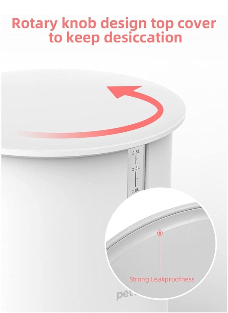 Petwant - 2.8L Automatic Cat Feeder with Camera Two Way Talk, Feeding Alarm, Night Vision Function and App Control Suitable for Dogs Pet & Small Animals - Image 1