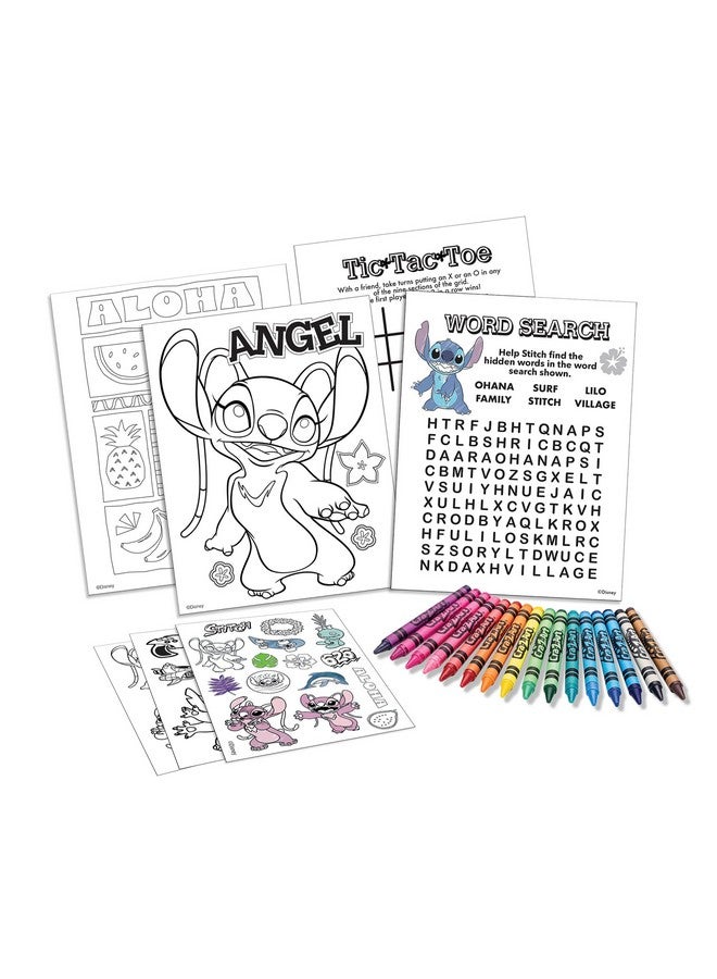 Cra-Z-Art Disney Stitch Kids Ultimate Creative Activity Arts & Crafts Case, 70+ Pieces for Creative Fun with Fan Favorite Stitch, Boys Girls Gift - Image 3