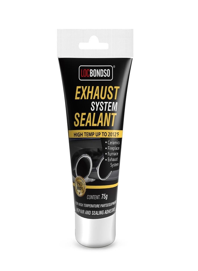 LOCBONDSO High Temp Muffler and Tailpipe Sealer - Exhaust System Sealant - 2.6 oz. Muffler Repair Kit for Auto Exhaust, Mufflers, Tailpipes - Image 1