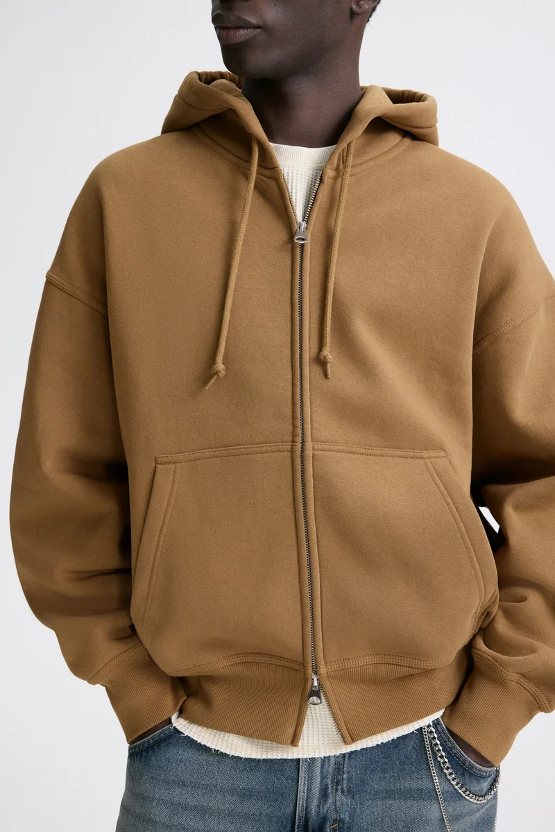 H&M Oversized Fit Zip-through hoodie