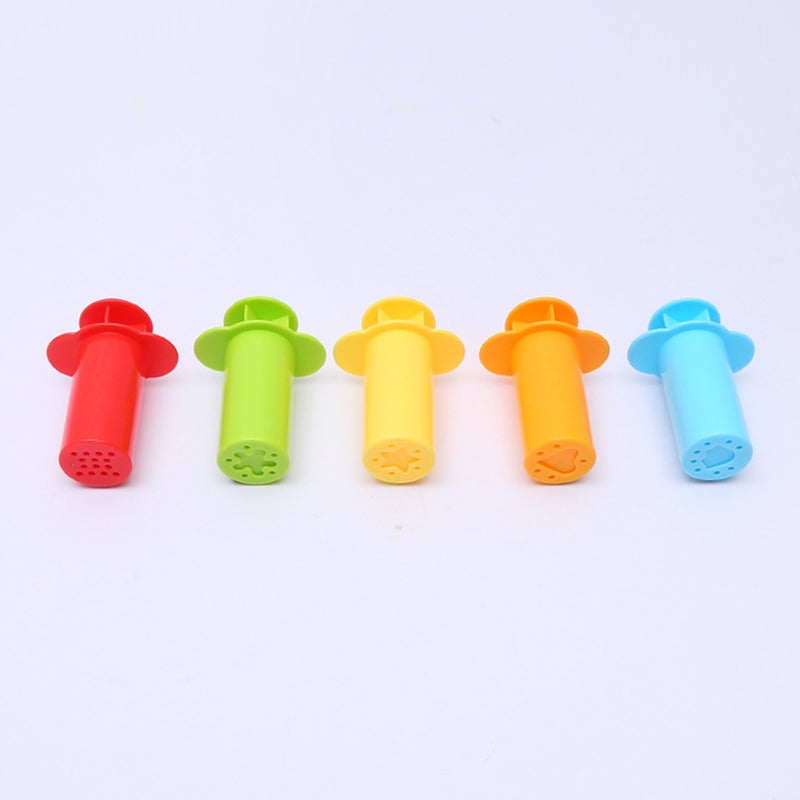10Pcs DIY Polymer Clay Handmade Clay Extruder Mold Kids Early Learning Toy - Image 4