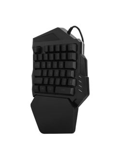 Thoraya HXSJ Single Hand Membrane Keycap Gaming Keyboard 35 Keys Single Hand Keypad with FN Keys  - Image 2