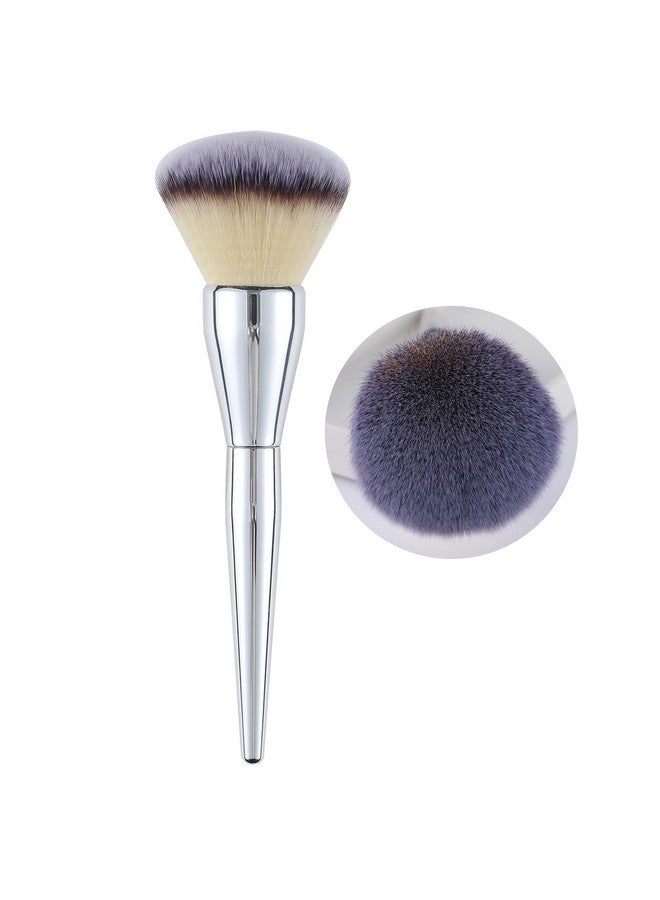 Energy Powder Brush Large Makeup Brush For Loose Setting Pressed Powder Foundation Airbrush Poreless Flawless Application Premium Vegan Soft Bristles Fluffy Face Brush - Image 1