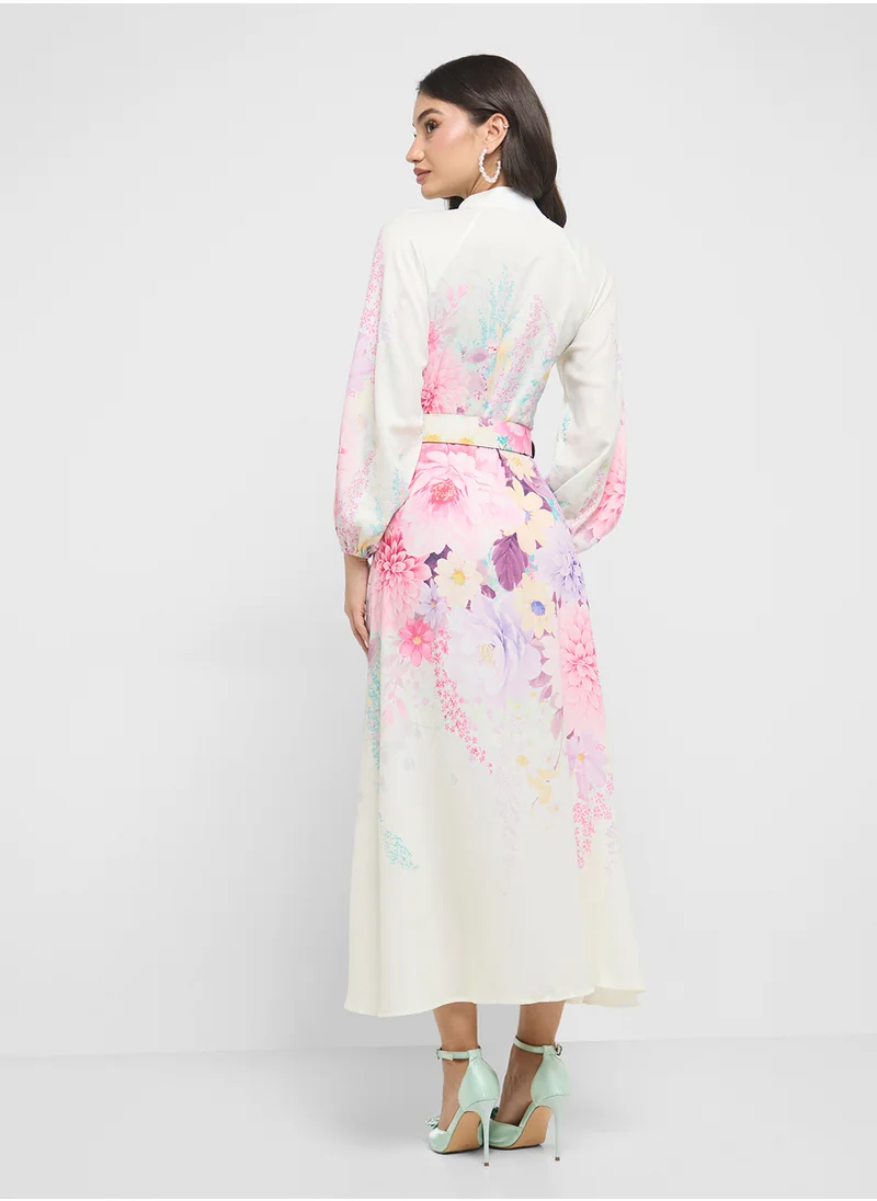 ايلا Floral Print Dress