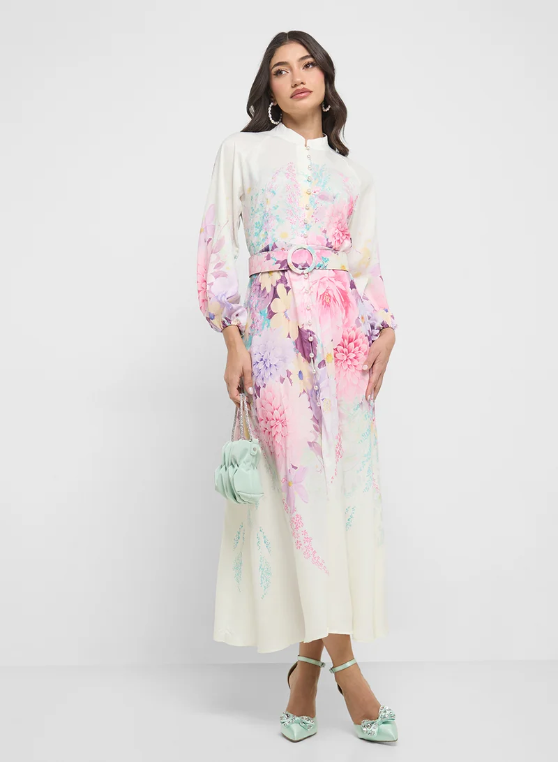 ايلا Floral Print Dress