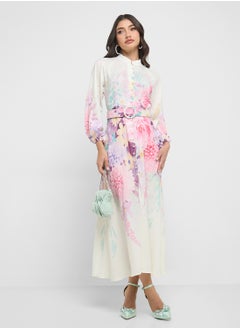 ELLA Floral Print Dress  - Image 4