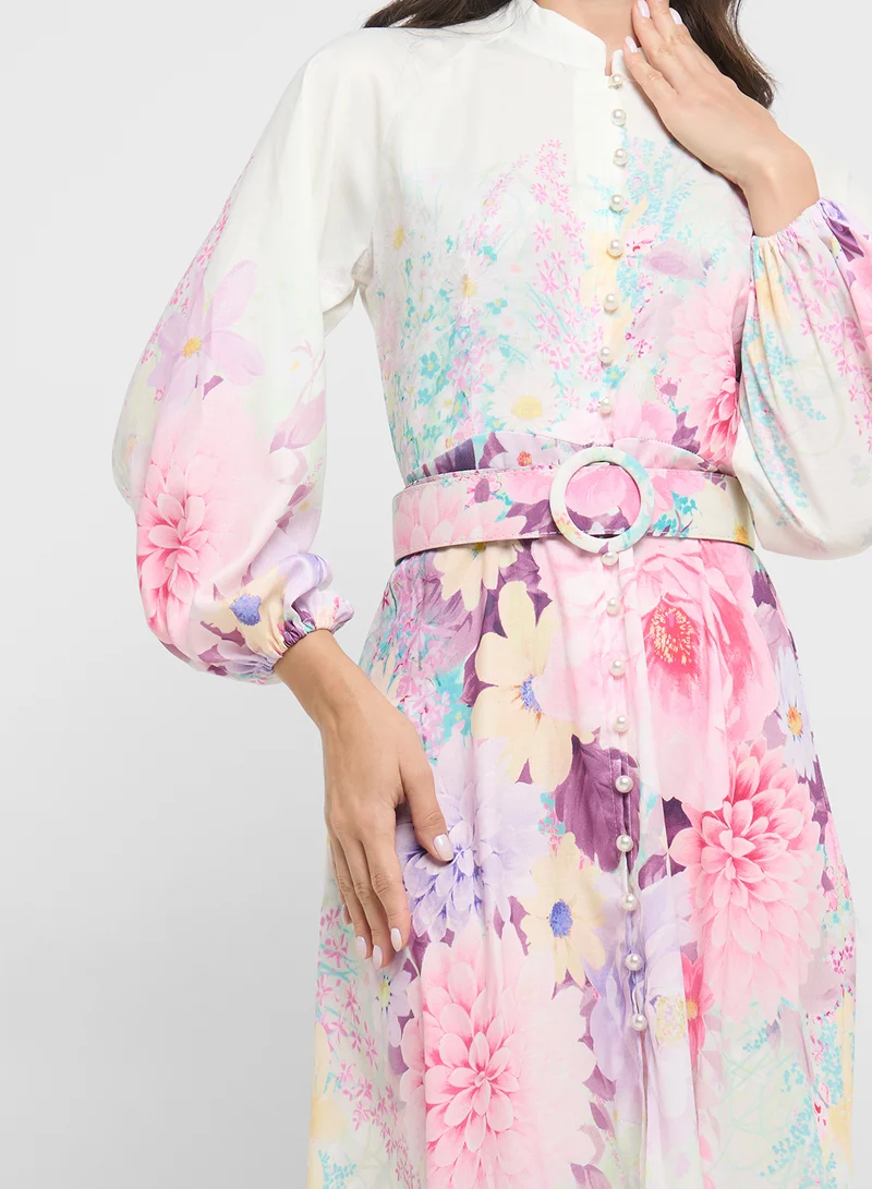 ايلا Floral Print Dress