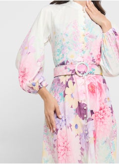 ELLA Floral Print Dress  - Image 3