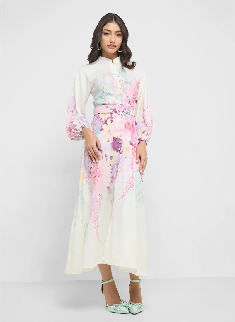 ايلا Floral Print Dress