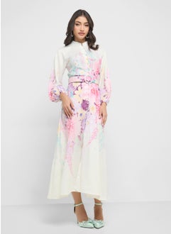 ELLA Floral Print Dress  - Image 1
